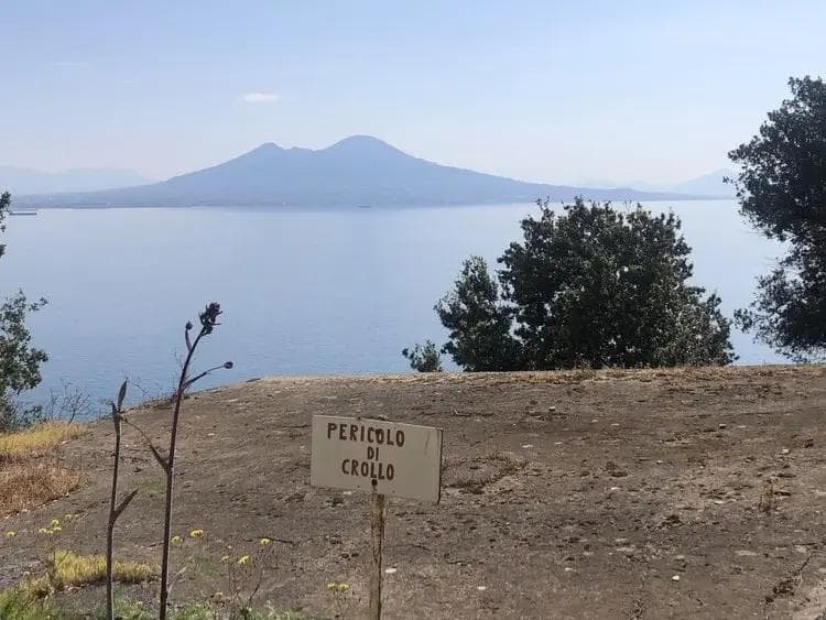 View of the mount Vesuvious